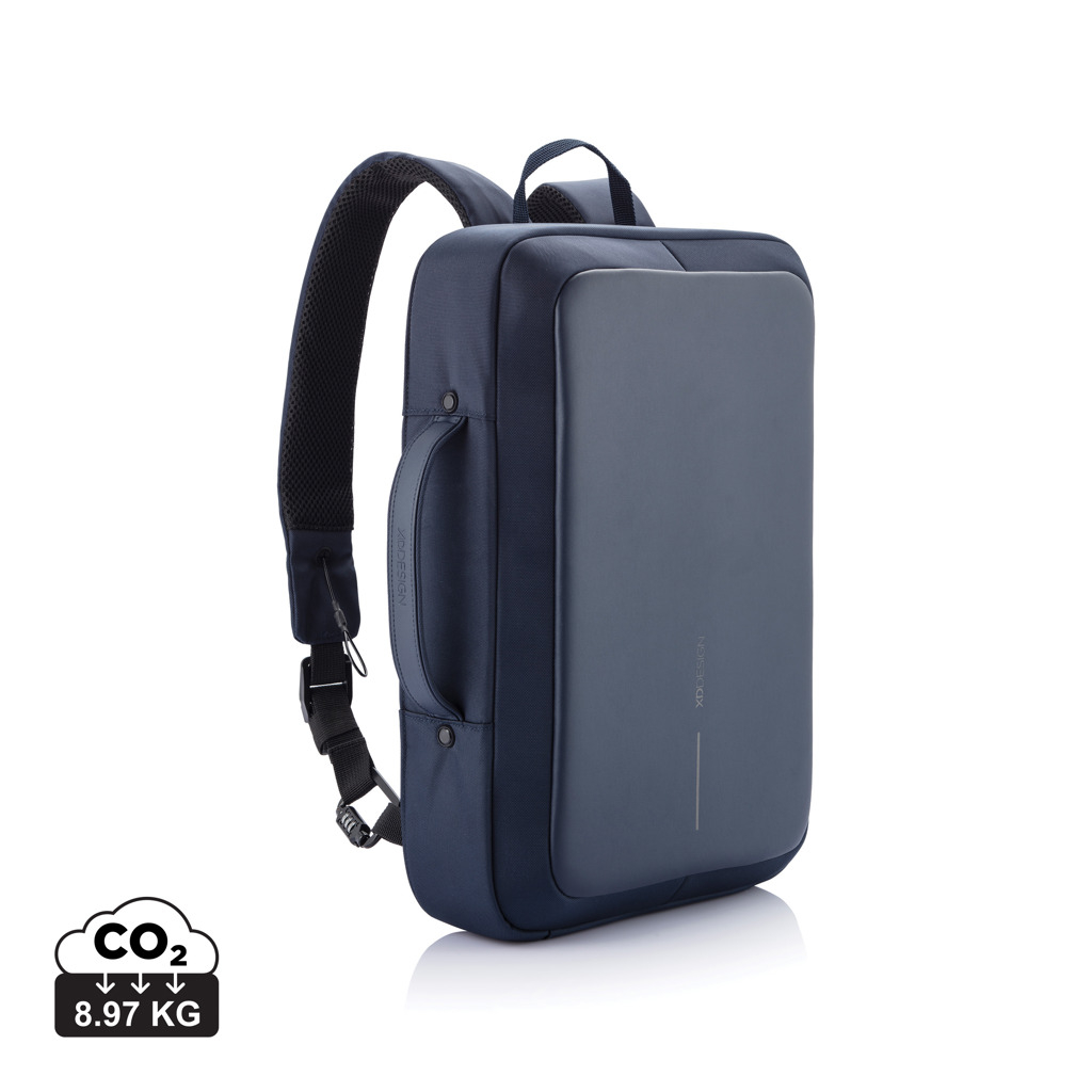 Sac à dos et sacoche anti-vol publicitaire BOBBY BIZZ Bleu / Noir